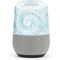 Blue and White Tie Dye Google Home Skin